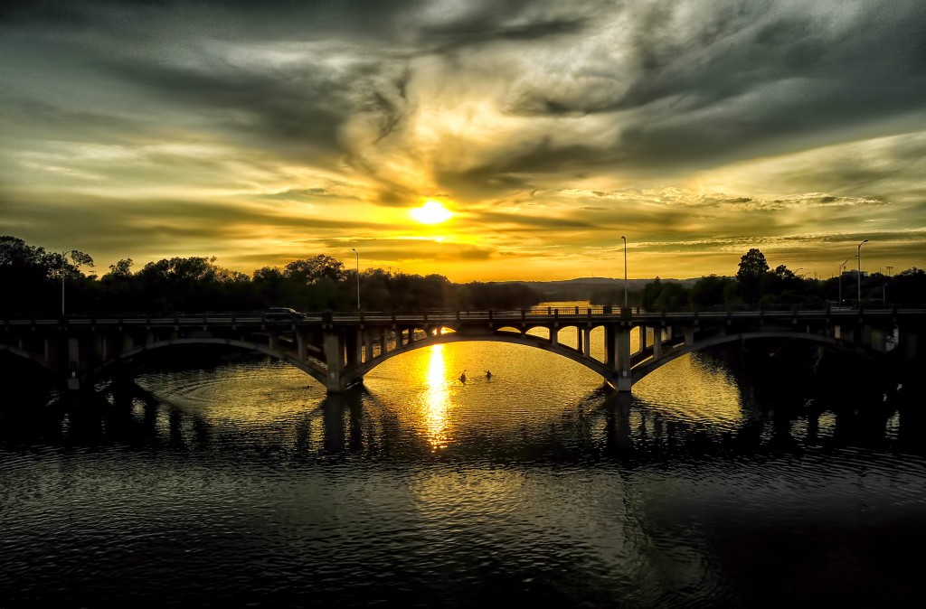 Lake Bird Lake Sunset, by Ted Lee Eubanks